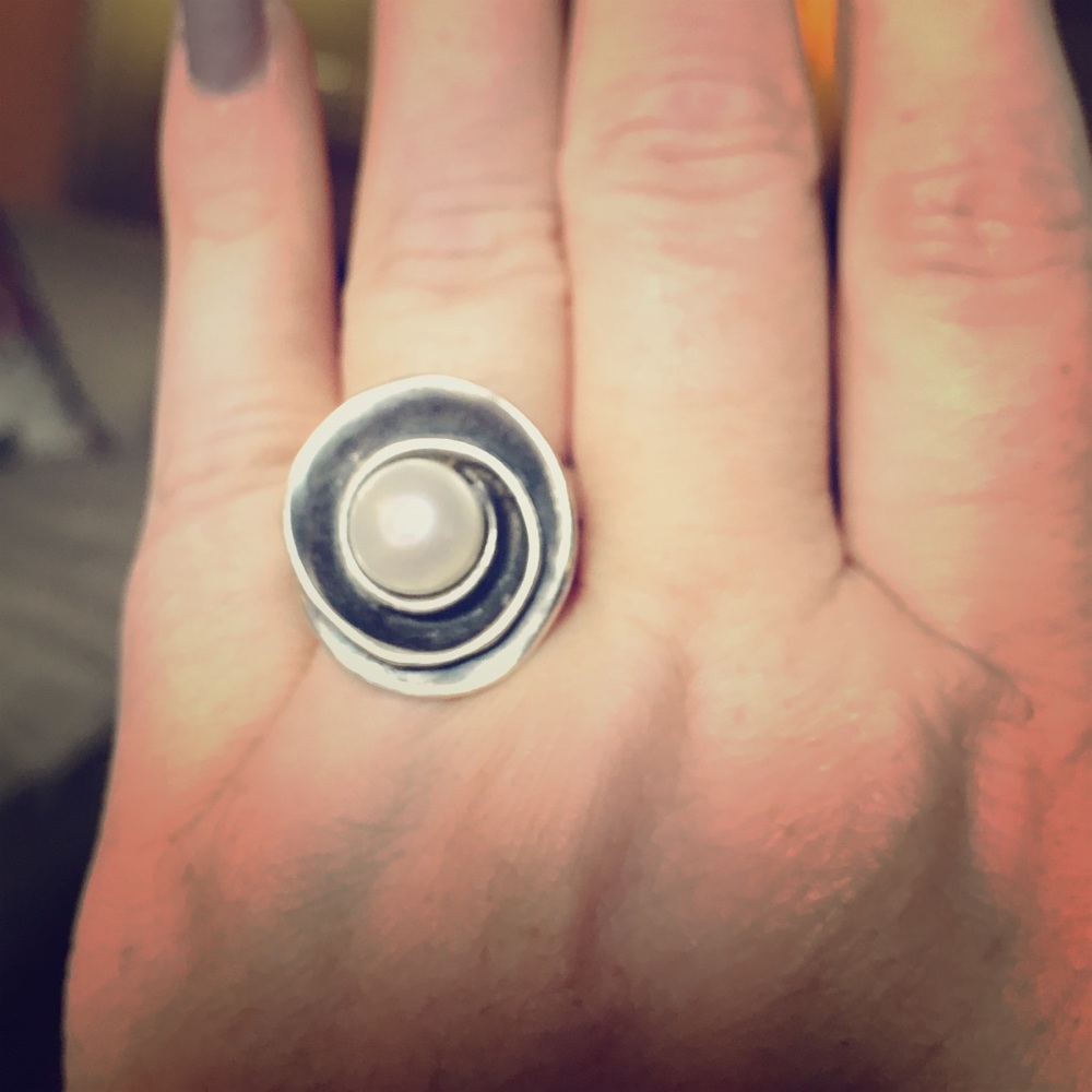 Silpada   925 Sterling silver ring size 10